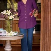 Danielle 3/4 Sleeve Tunic<Soft Surroundings Hot