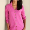 Danielle 3/4 Sleeve Tunic<Soft Surroundings Hot