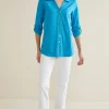 Danielle 3/4 Sleeve Tunic<Soft Surroundings Hot