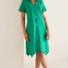 Danielle Button Dress<Soft Surroundings Clearance