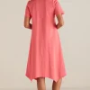 Danielle Button Dress<Soft Surroundings Clearance