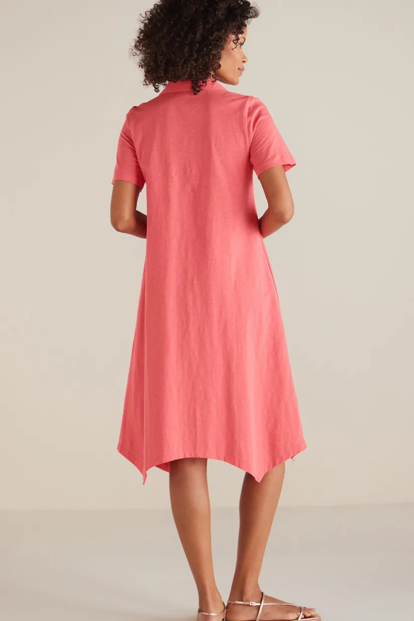 Danielle Button Dress<Soft Surroundings Clearance