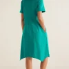 Danielle Button Dress<Soft Surroundings Clearance
