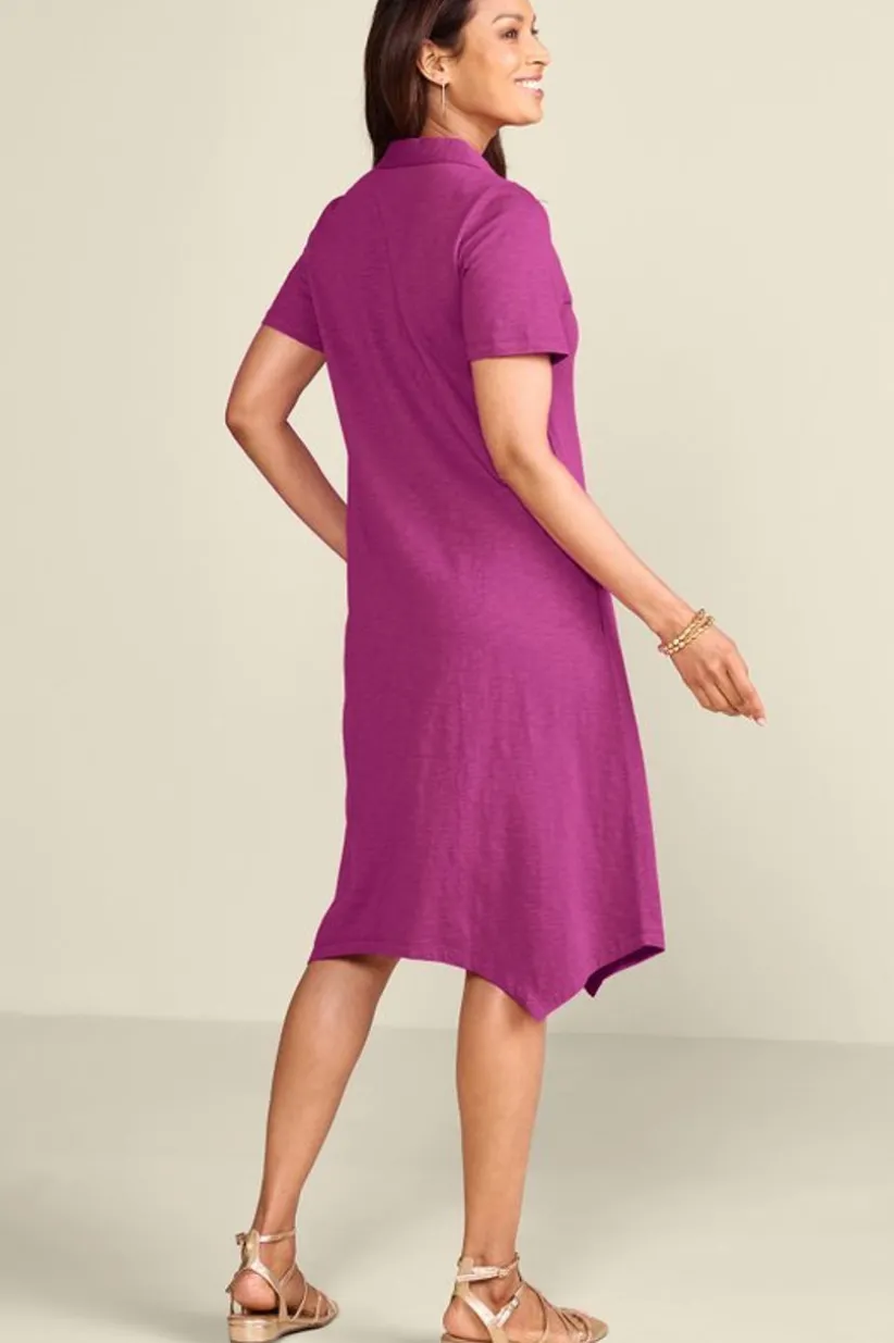 Danielle Button Dress<Soft Surroundings Clearance