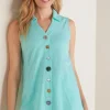 Danielle Button Tank<Soft Surroundings Outlet