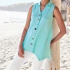 Danielle Button Tank<Soft Surroundings Outlet