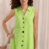 Danielle Button Tank<Soft Surroundings Outlet