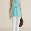 Danielle Button Tank<Soft Surroundings Outlet