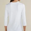 Delsie Embroidered Top<Soft Surroundings Clearance