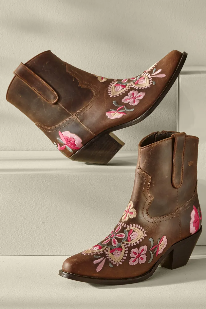 Diba True Cainsville Embroidered Bootie<Soft Surroundings Sale