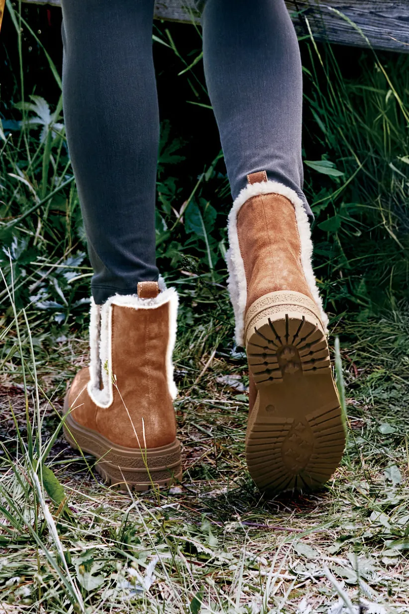 Diba True Temperature Shearling Boots<Soft Surroundings Fashion