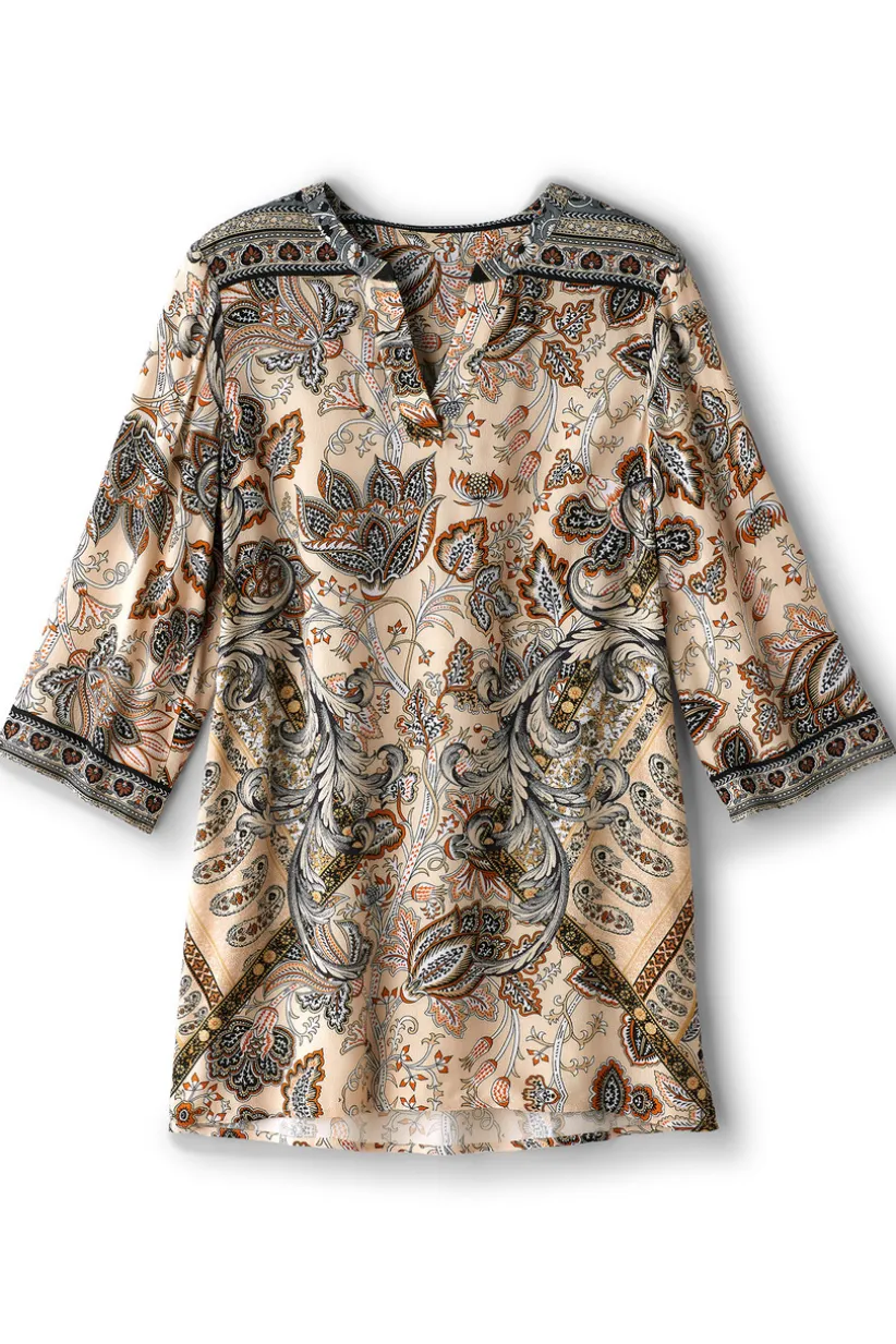 Dona 3/4 Sleeve Tunic<Soft Surroundings Outlet