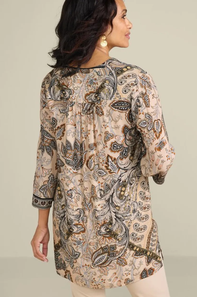 Dona 3/4 Sleeve Tunic<Soft Surroundings Outlet
