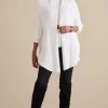 Draped Ruffle Cardigan<Soft Surroundings Outlet