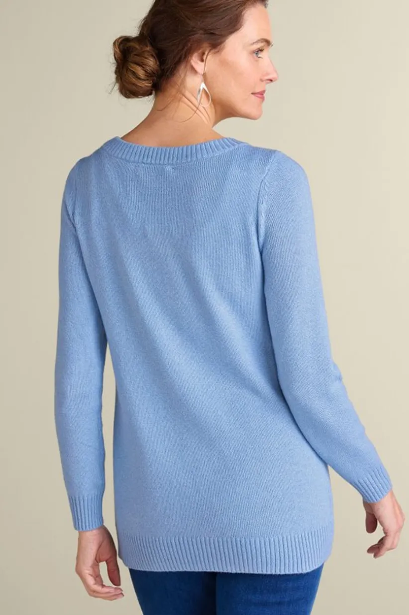 Draya Eyelash Sweater<Soft Surroundings New