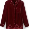 Eden Velvet and Lace Shirt<Soft Surroundings Fashion