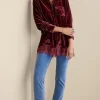 Eden Velvet and Lace Shirt<Soft Surroundings Fashion