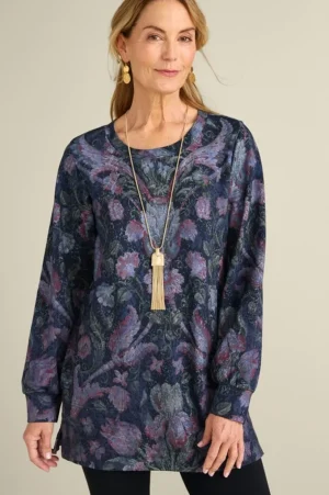 Edith French Terry Tunic<Soft Surroundings Online