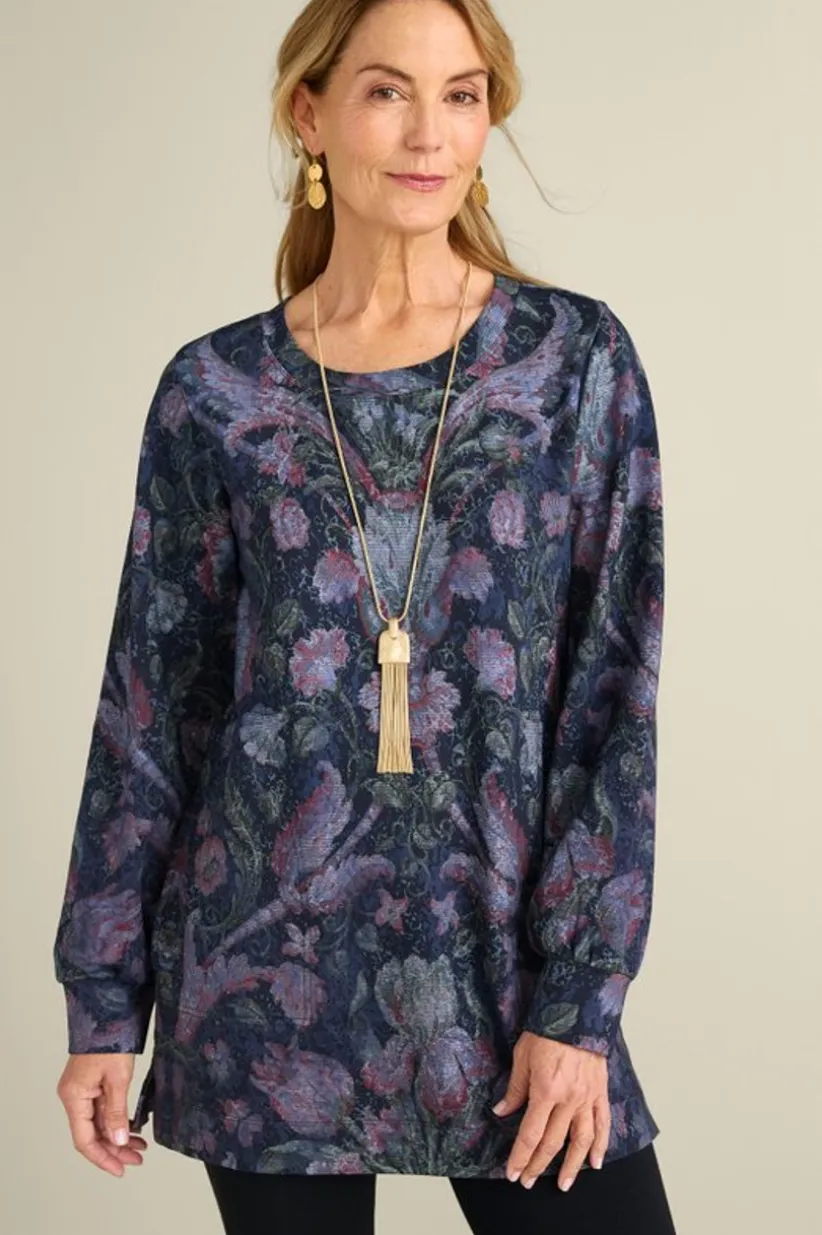 Edith French Terry Tunic<Soft Surroundings Online