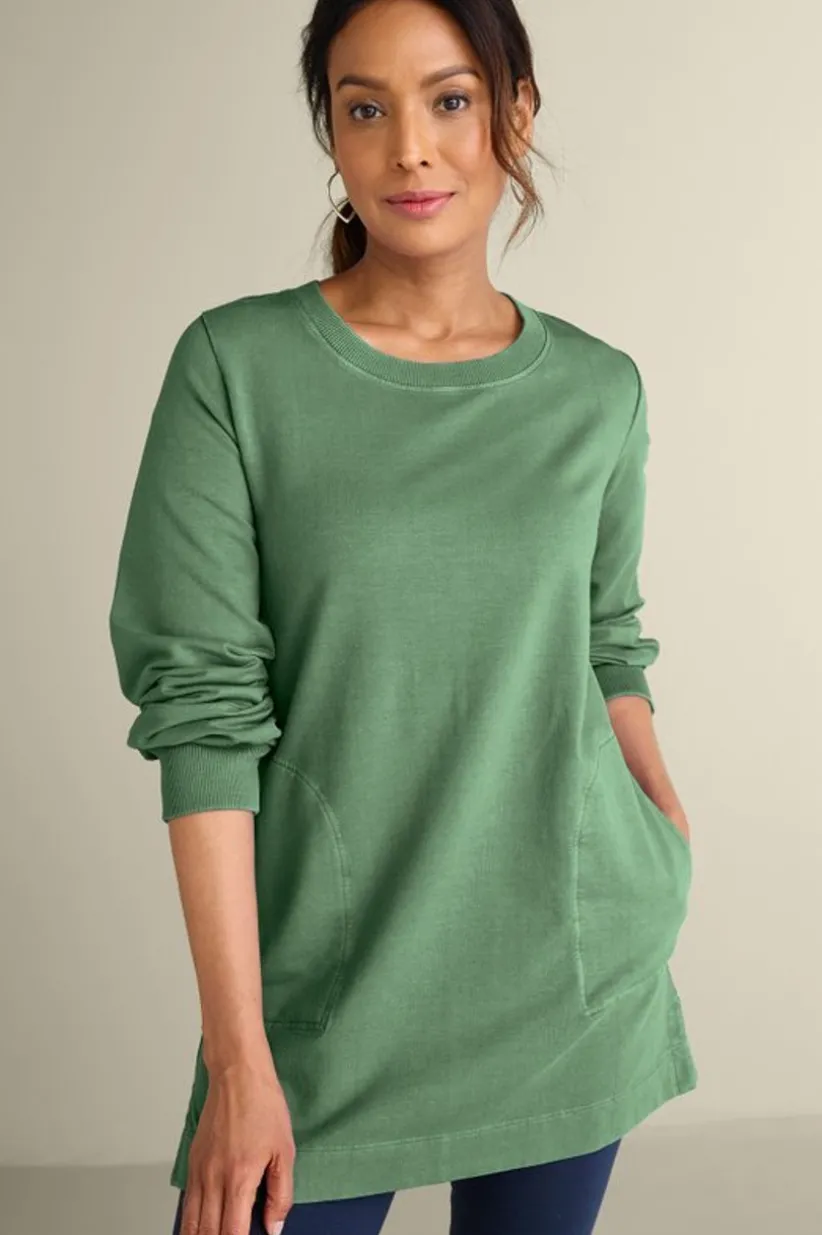 Edith French Terry Tunic<Soft Surroundings Online