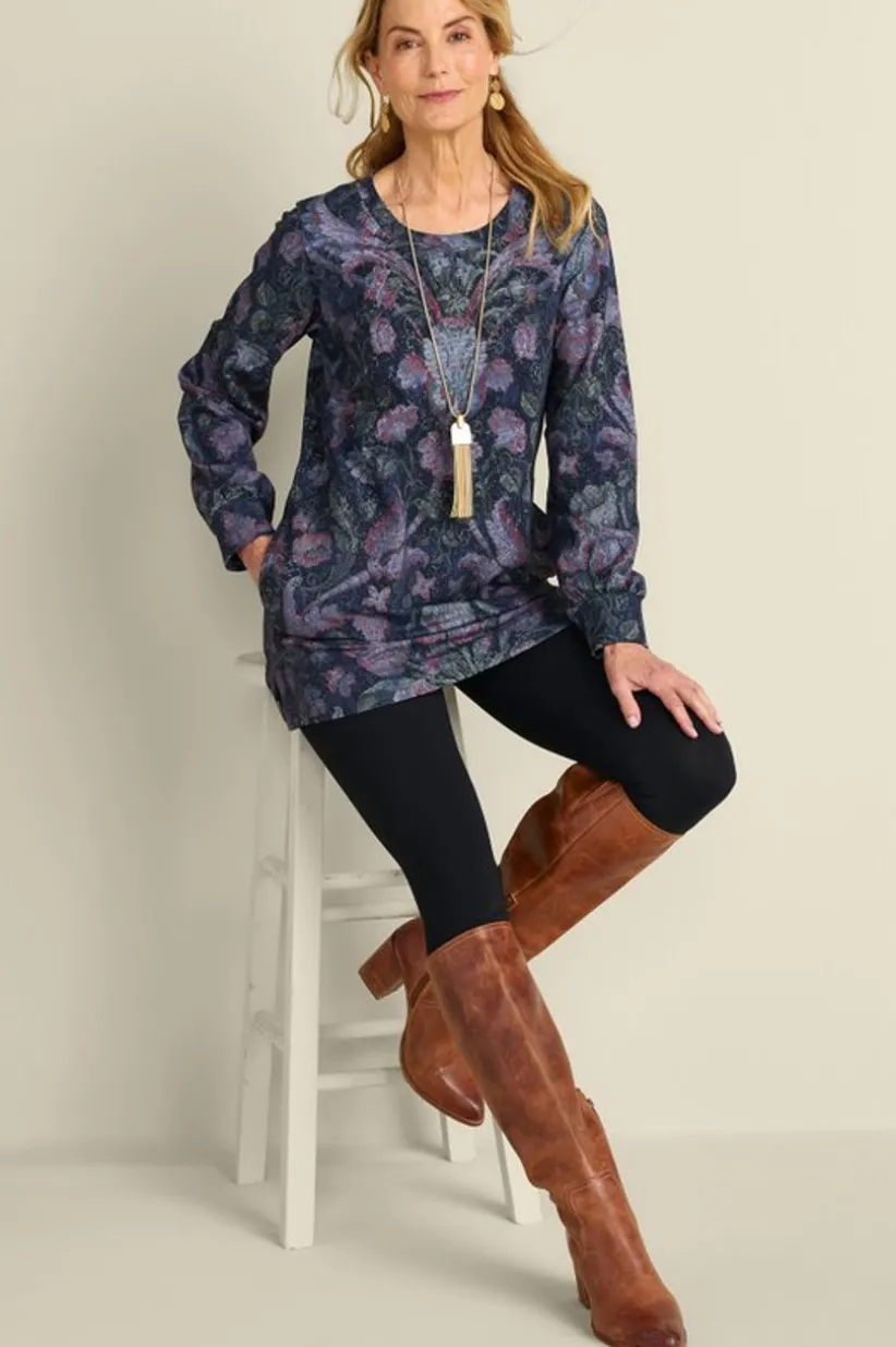 Edith French Terry Tunic<Soft Surroundings Online