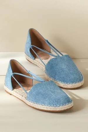 Eileen Fisher Lee Denim Stretch Espadrille<Soft Surroundings Sale
