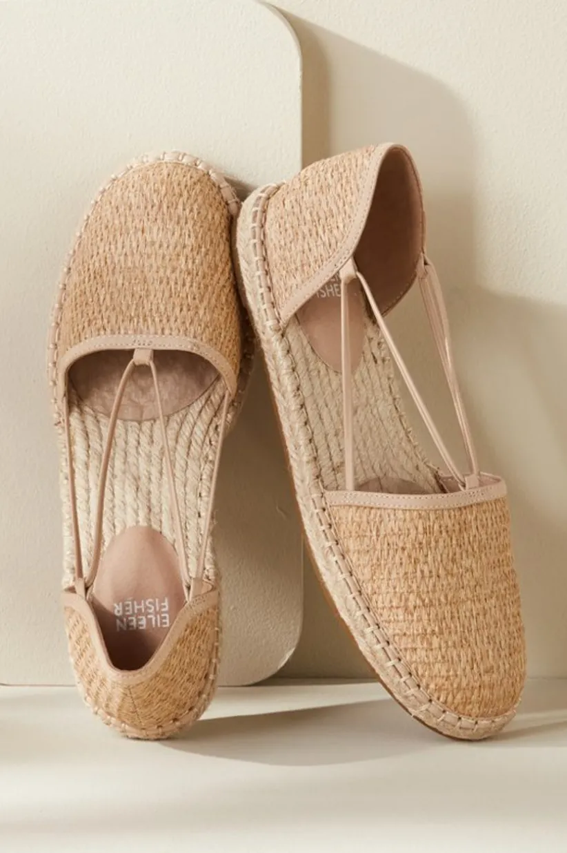 Eileen Fisher Lee Raffia Stretch Espadrille<Soft Surroundings Discount