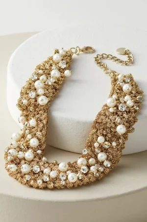 Elanore Crochet Pearl Necklace<Soft Surroundings Online