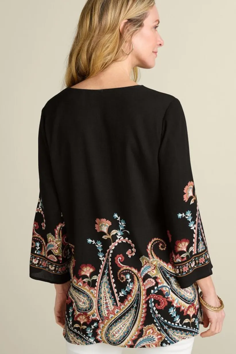 Elma 3/4 Sleeve Tunic<Soft Surroundings Discount