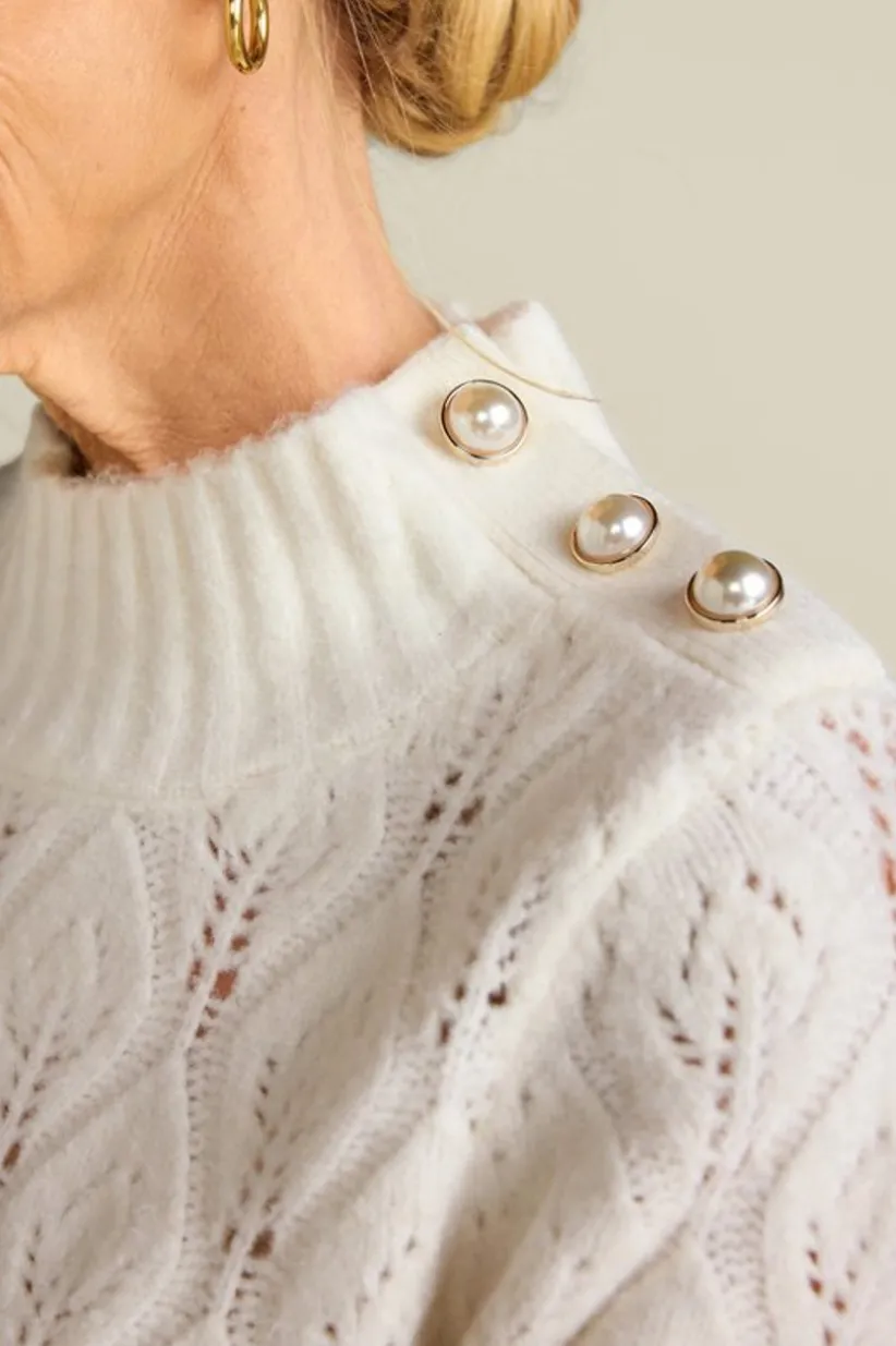 Ensley Button Sweater Tunic<Soft Surroundings Sale