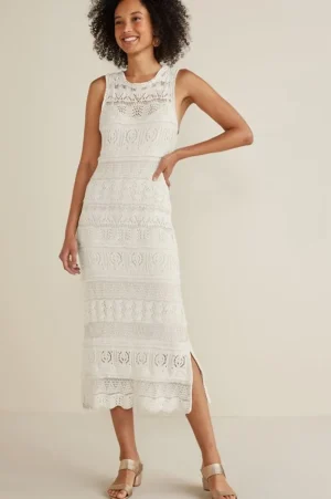Erica Crochet Midi Dress<Soft Surroundings Hot