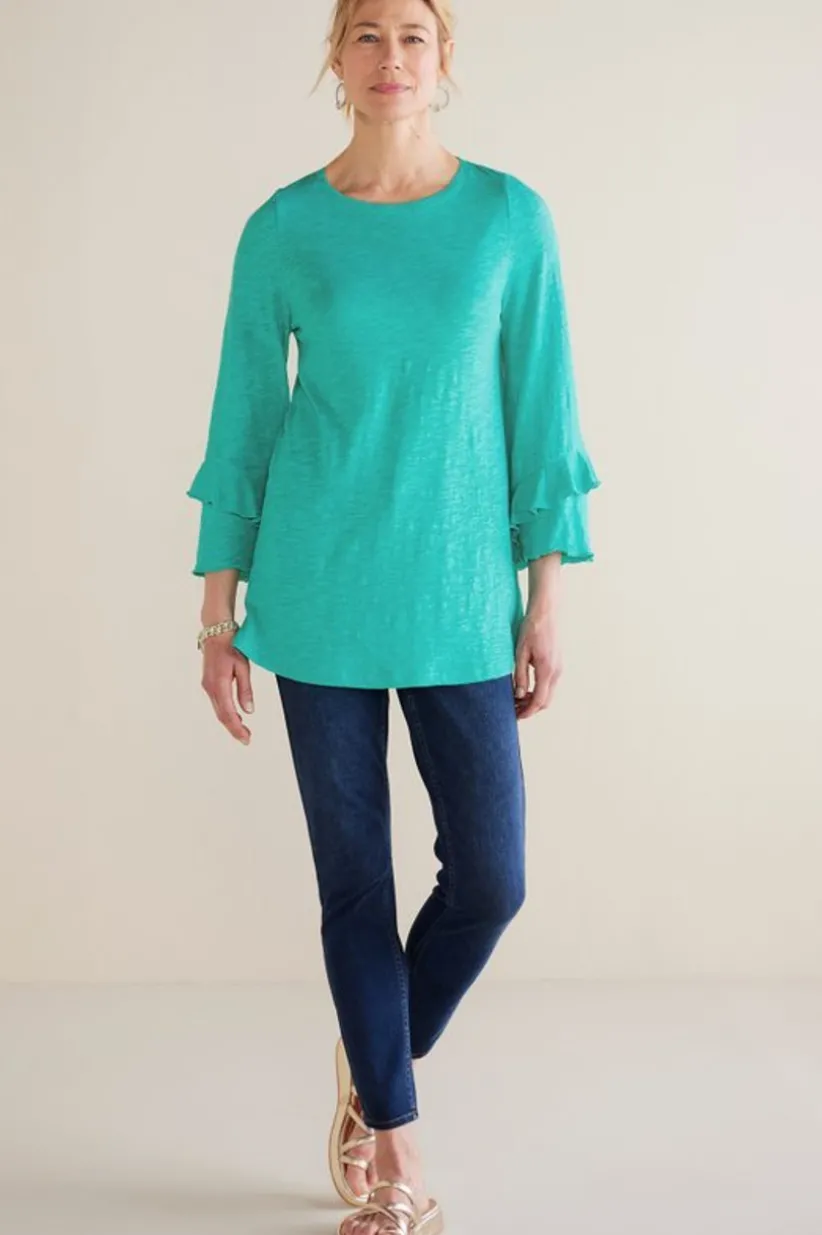 Erin Linen Blend Tunic<Soft Surroundings Sale