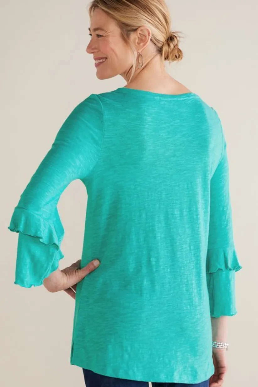 Erin Linen Blend Tunic<Soft Surroundings Sale