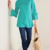 Erin Linen Blend Tunic<Soft Surroundings Sale