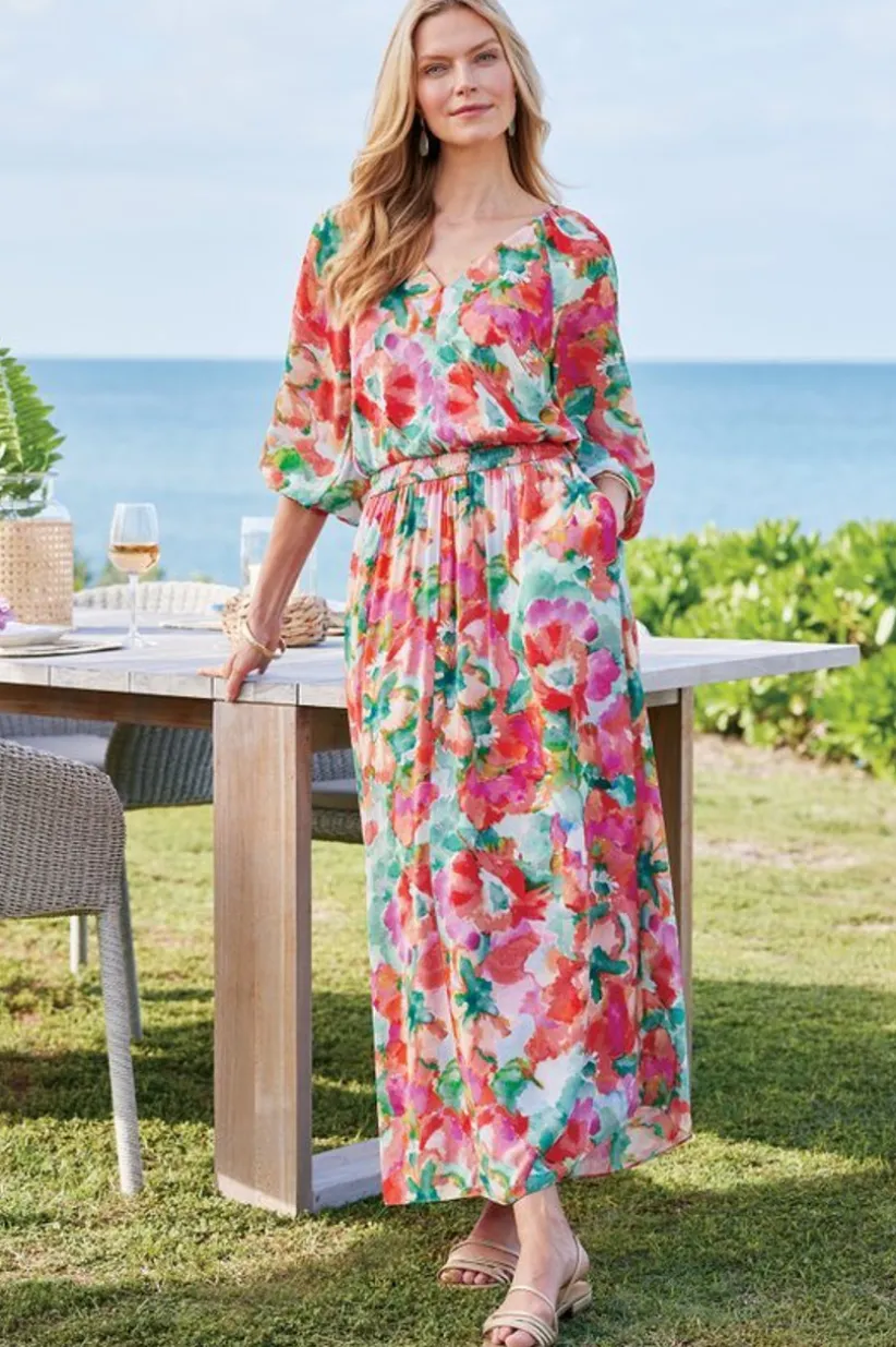 Evalina Maxi Dress<Soft Surroundings Clearance