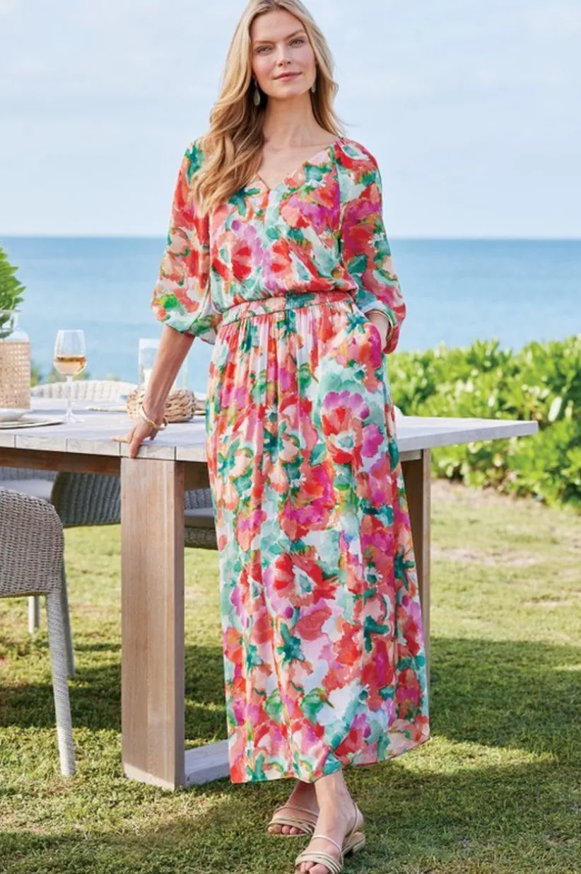 Evalina Maxi Dress<Soft Surroundings Clearance