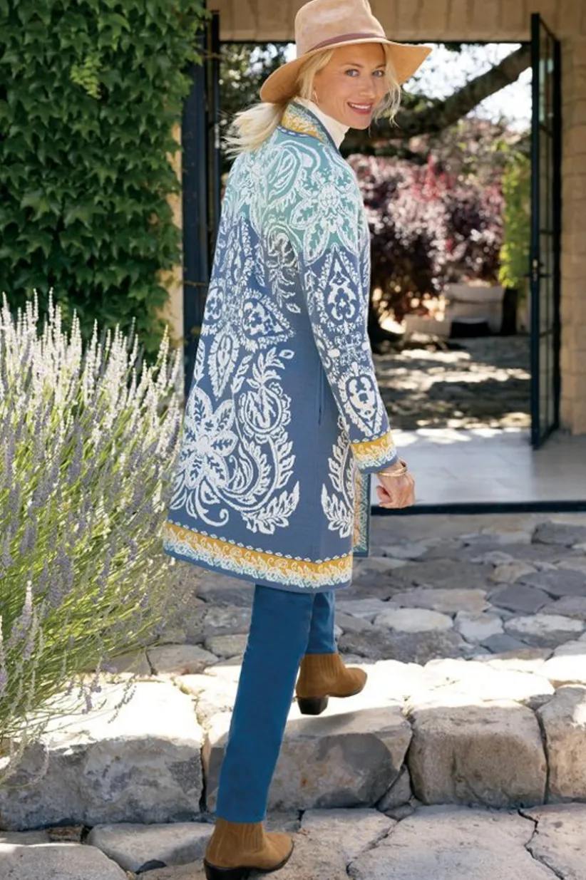 Ezer Jacquard Duster<Soft Surroundings Best
