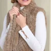 Faux Fur Draped Vest<Soft Surroundings Online