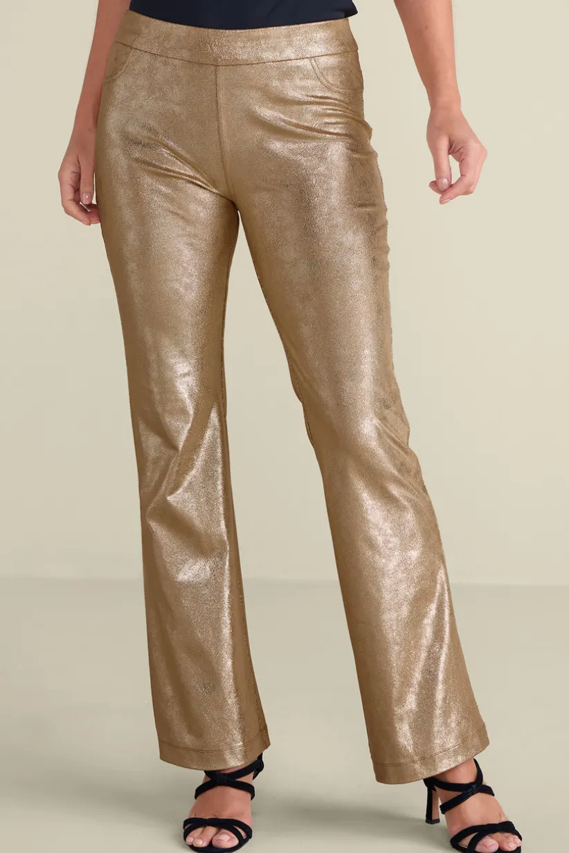 Faux Suede Bootcut Pants<Soft Surroundings Clearance