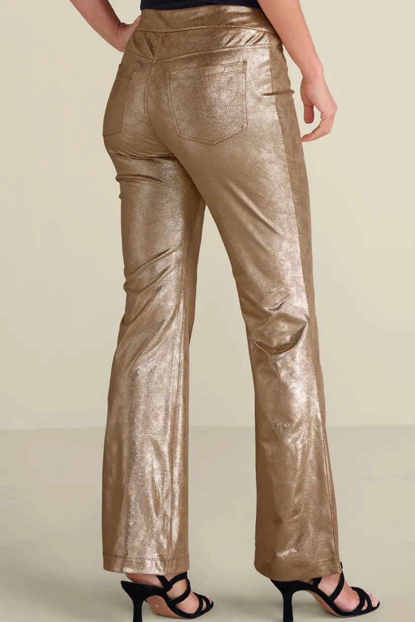 Faux Suede Bootcut Pants<Soft Surroundings Clearance