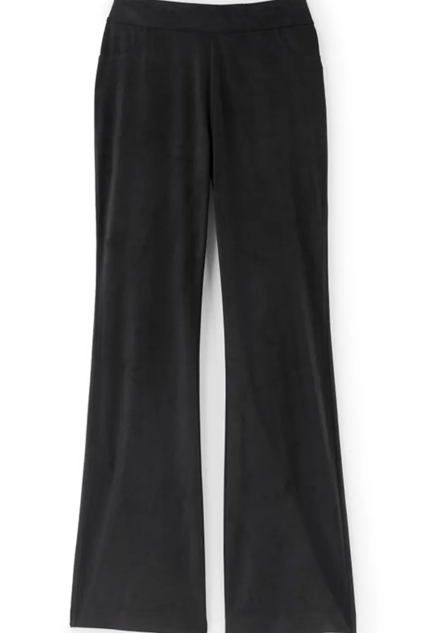 Faux Suede Bootcut Pants<Soft Surroundings Clearance