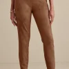 Faux Suede Pull-On Leggings<Soft Surroundings Fashion