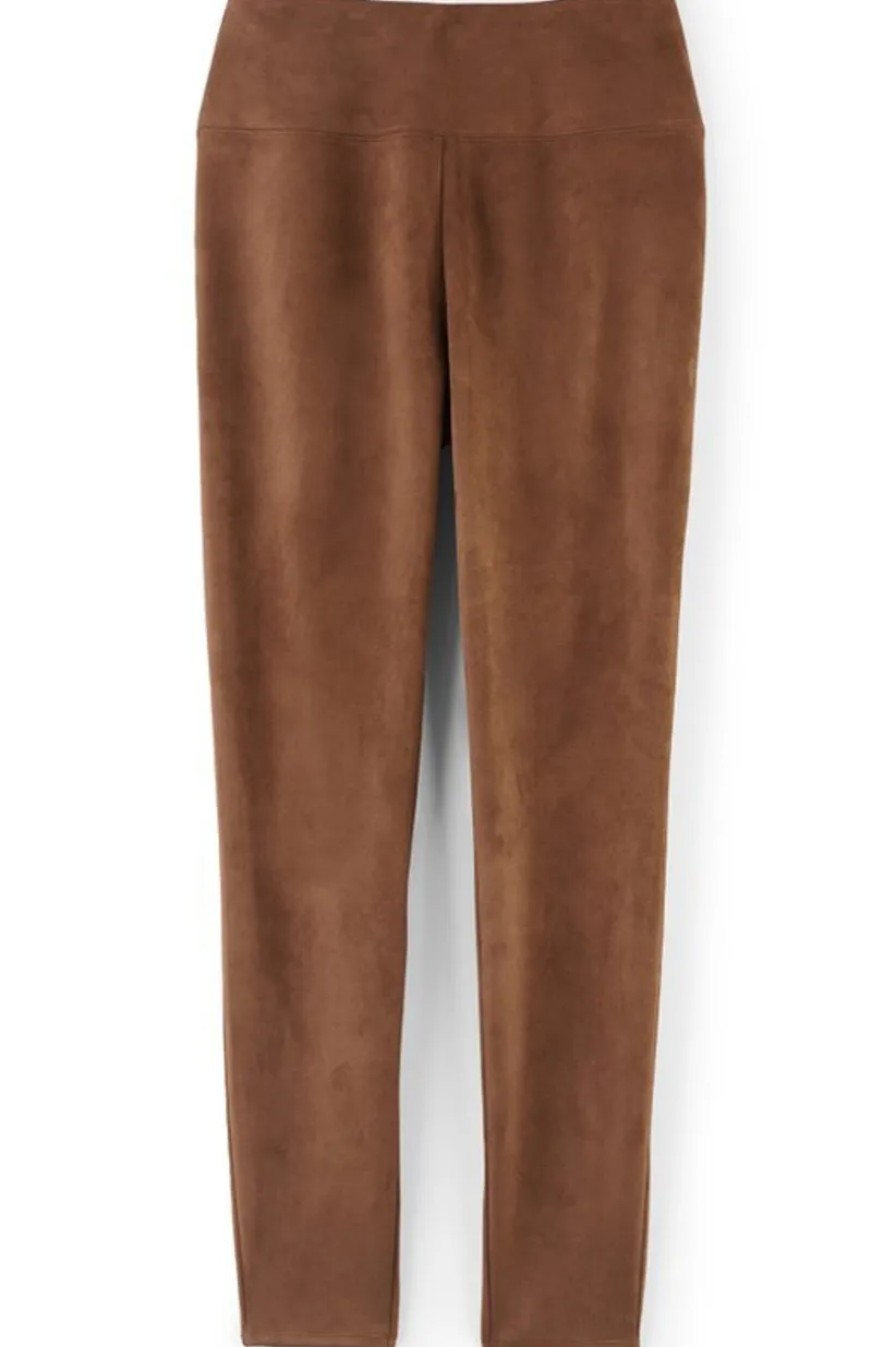 Faux Suede Pull-On Leggings<Soft Surroundings Fashion