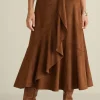 Faux Suede Skirt<Soft Surroundings Best