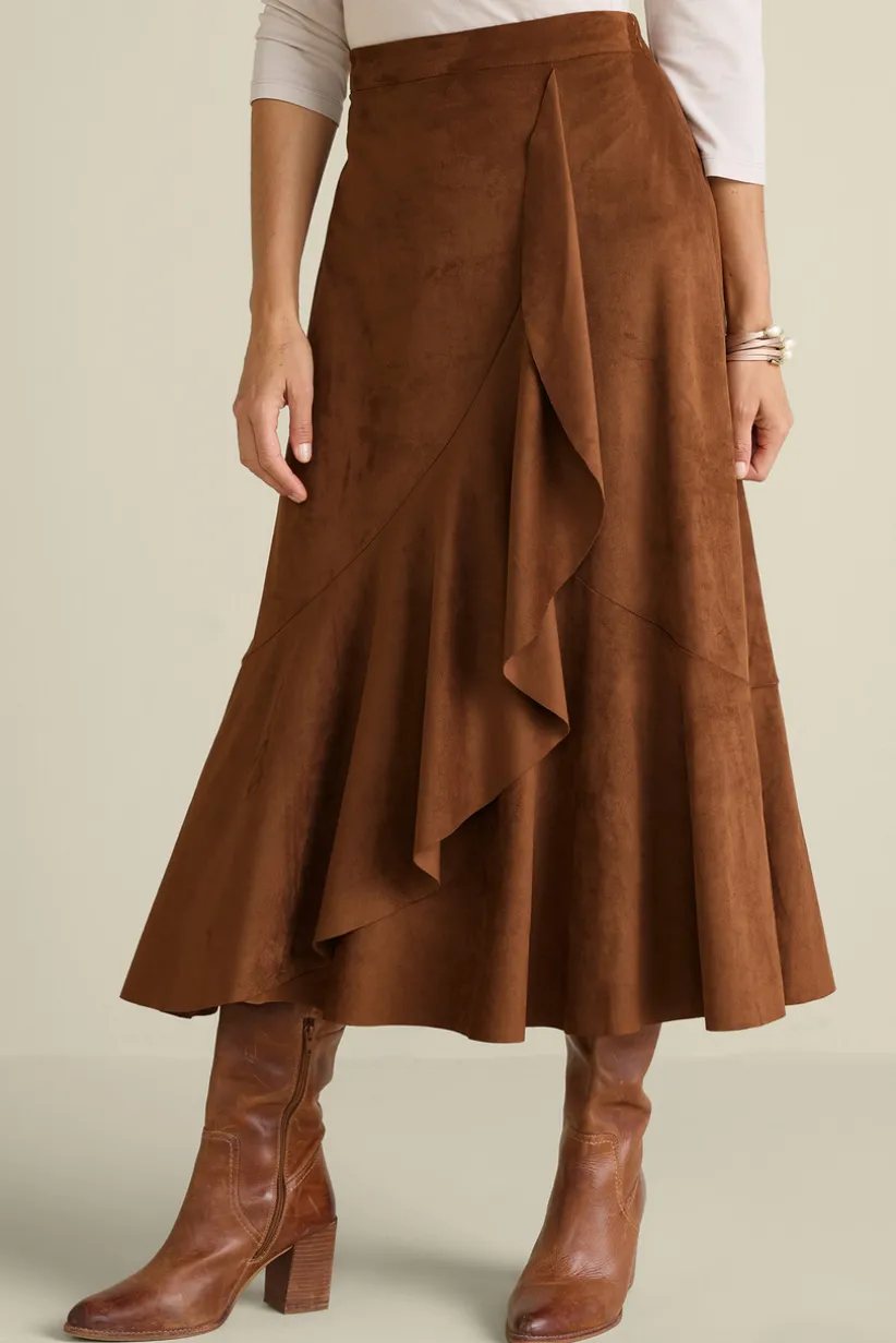 Faux Suede Skirt<Soft Surroundings Best