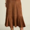 Faux Suede Skirt<Soft Surroundings Best