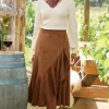Faux Suede Skirt<Soft Surroundings Best