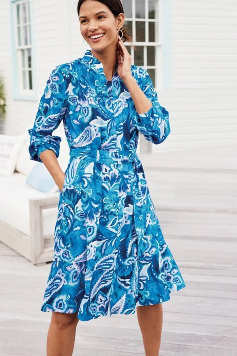 Feyre Short Dress<Soft Surroundings Clearance