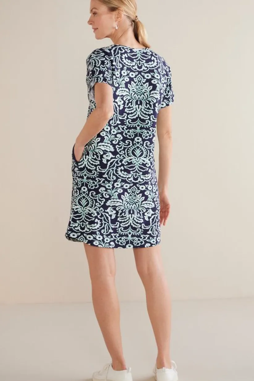 Fina French Terry Short Dress<Soft Surroundings Best