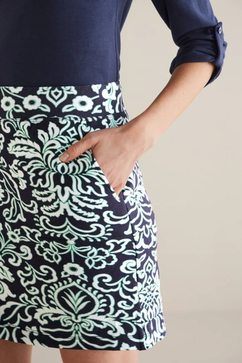 Fina French Terry Skort<Soft Surroundings Fashion